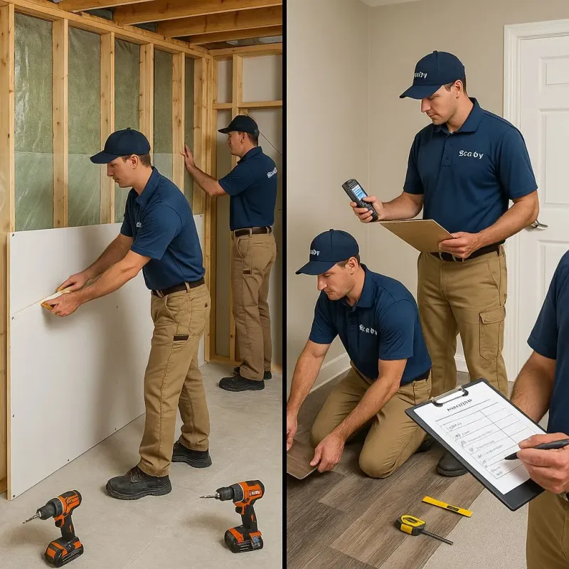 Repairs and Reconstruction process in Alleghenyville, PA